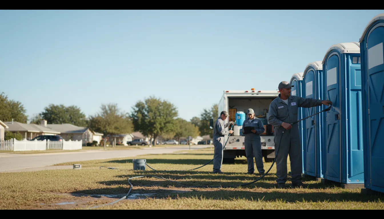 Long-Term Portable Toilet Rental in Hull, TX near me